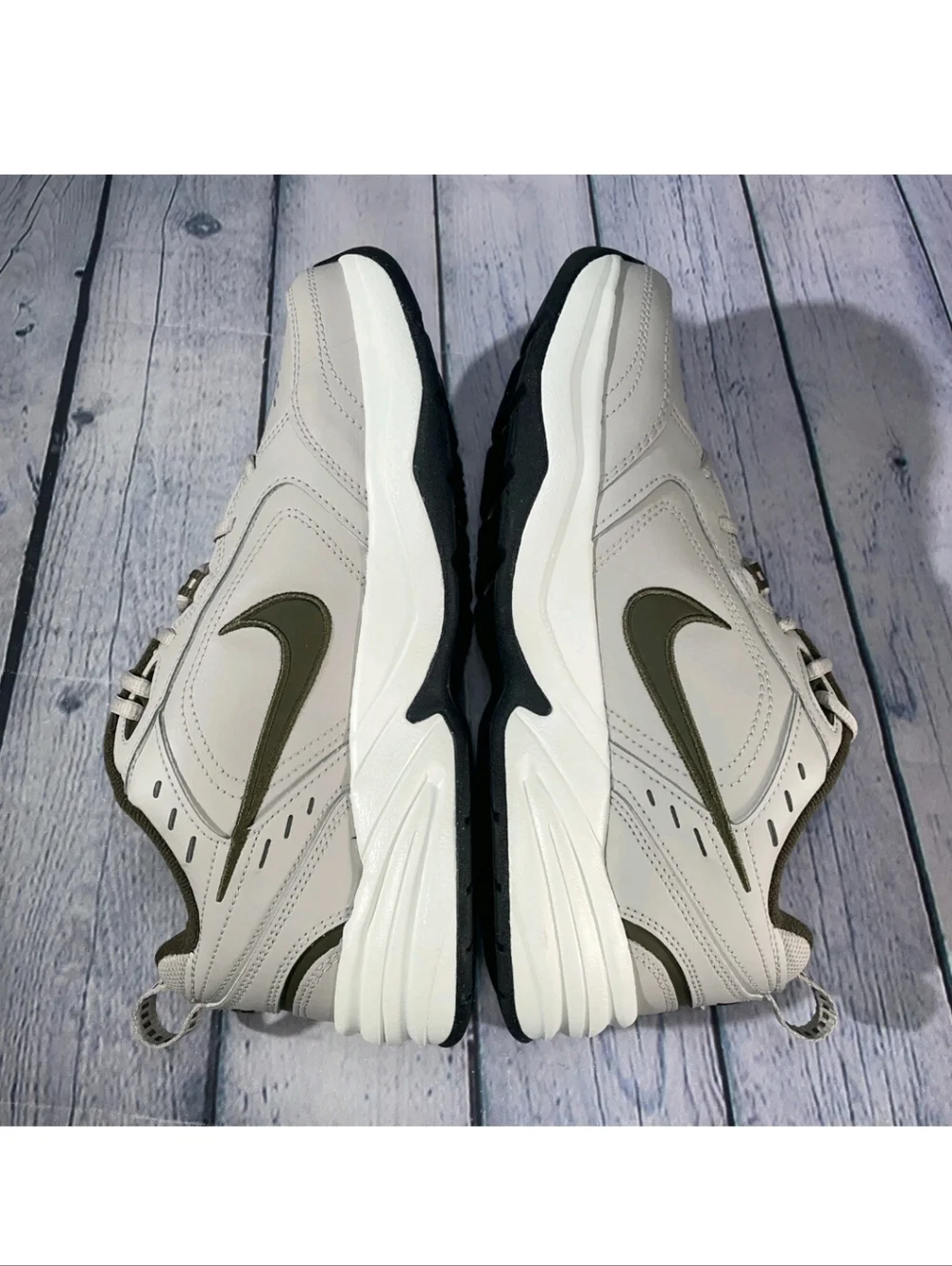 Nike Air Monarch IV Athletic Shoes Moon Particle Dark Hazel 415445-200 Mens 9.5